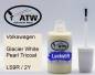 Preview: Volkswagen, Glacier White Pearl Tricoat, LS9R / 2Y: 20ml Lackstift, von ATW Autoteile West.